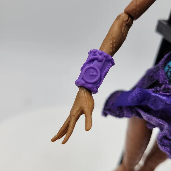 Monster High Doll Robecca Steam 10" Brown Purple Dance Class 2012 Accessories - Picture 12 of 14